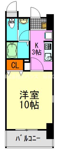 BIZ STAY 千葉・蘇我(1K/4階)の間取り写真