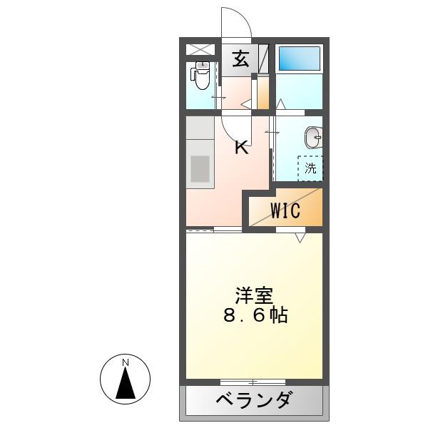 ETERNITY HOME(1K/1階)の間取り写真