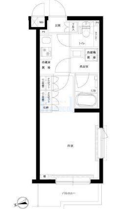ルーブル高島平弐番館(1K/4階)の間取り写真