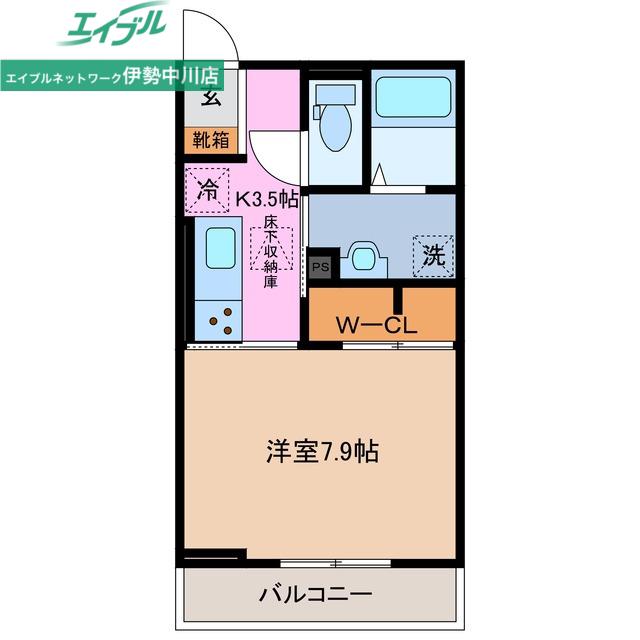 D ROYAL HISAI(1K/1階)の間取り写真