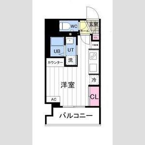 ASTER N13(1K/5階)の間取り写真