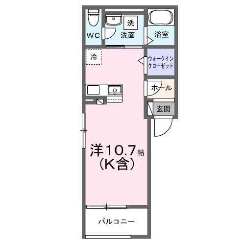 ＪＲ横須賀線 東逗子駅 徒歩5分 3階建 新築(ワンルーム/3階)の間取り写真