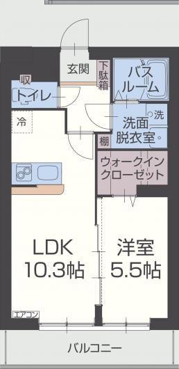 セルカ・リーオ(1LDK/3階)の間取り写真