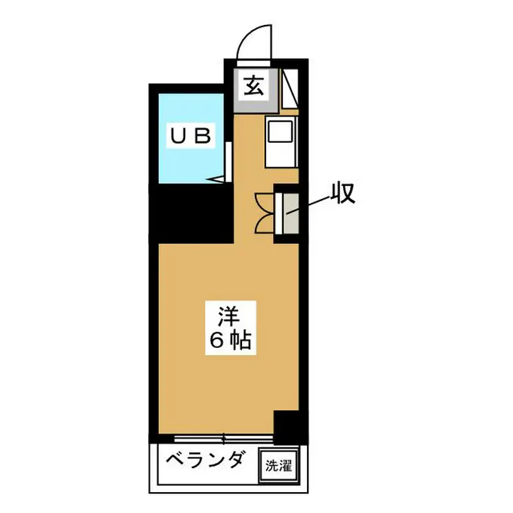 スカイコート横浜山手 1階階 間取り