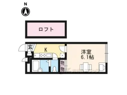 レオパレスSAKURA(1K/2階)の間取り写真