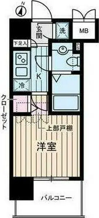 ヴェルステージ川崎 12階階 間取り