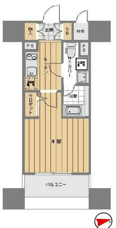 メインステージ江戸川橋III 5階階 間取り