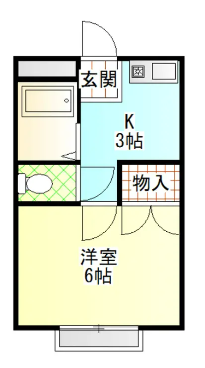 ヒルサイド箱根湯本 2階階 間取り