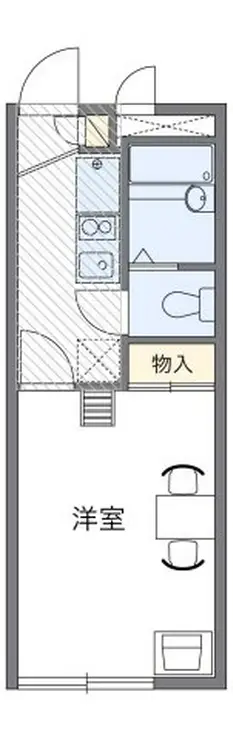 レオパレス相模が丘イースト 2階階 間取り