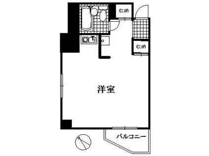 アルテハイム神戸・県庁前(ワンルーム/2階)の間取り写真