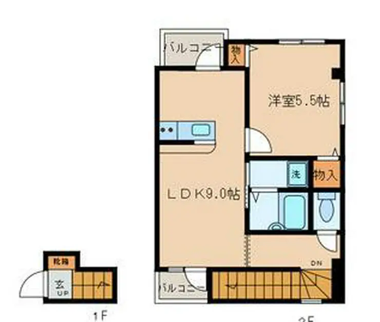 ビエント 2階階 間取り