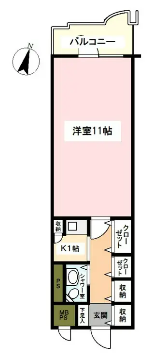 ライオンズプラザ平塚 3階階 間取り