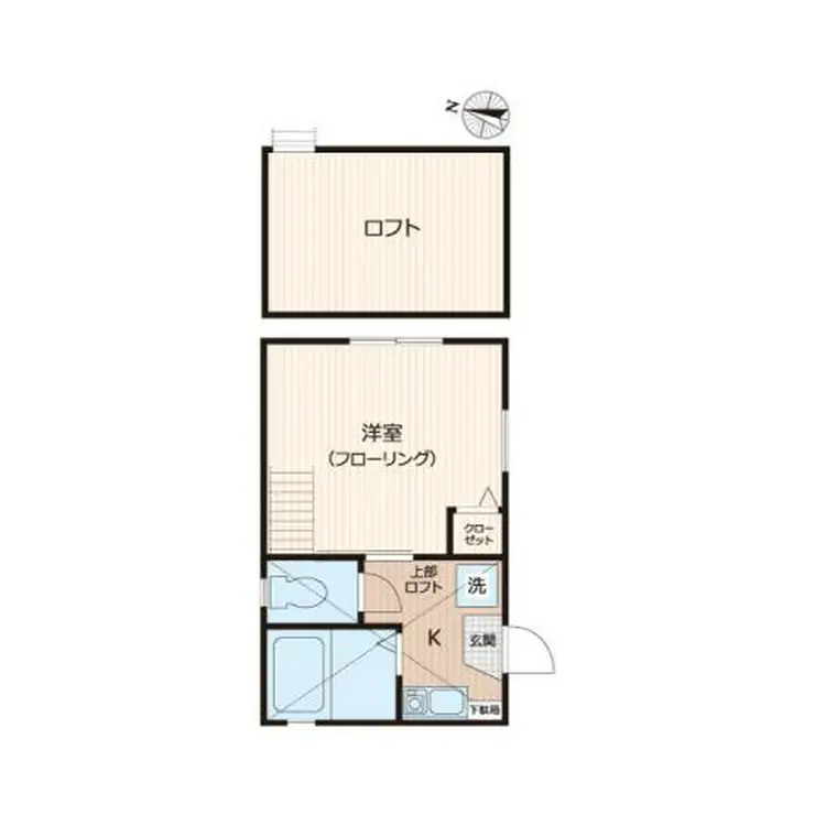 G・Aヒルズ追浜A棟 1階階 間取り