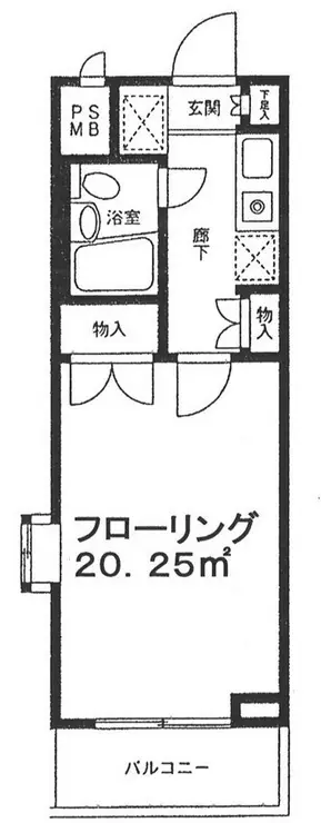 ポケットハイツ鶴ヶ峰 1階階 間取り