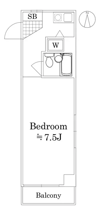 ライオンズマンション八王子第2 8階階 間取り