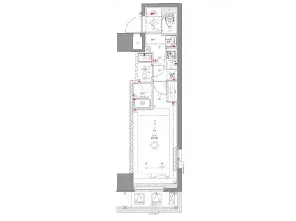 アゼスト関内(1K/6階)の間取り写真