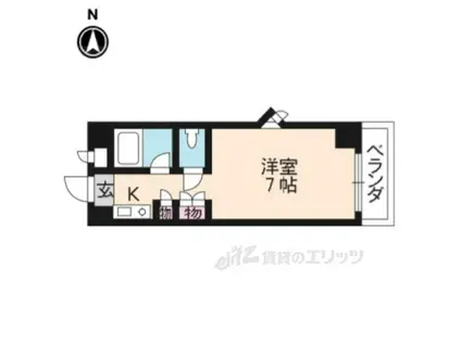 ノアーズアーク京都朱雀(1K/8階)の間取り写真