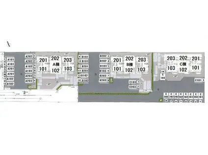 マロン・フォレスト A(1LDK/1階)の間取り写真