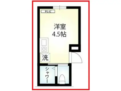 エスアールニッポリ(ワンルーム/5階)の間取り写真