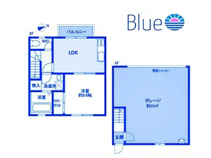 ガレリアタウン湘南茅ヶ崎R1(1SLDK/1階)の間取り写真