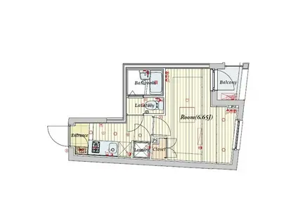 ビバリーホームズ吉祥寺南(1K/3階)の間取り写真