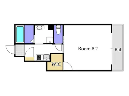 SUMMA(1K/1階)の間取り写真