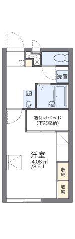 レオパレスORION(1K/2階)の間取り写真