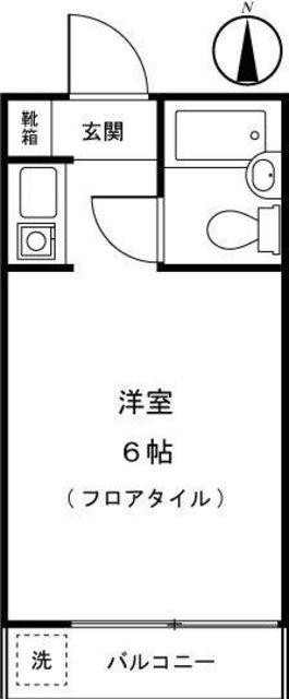 パークサイド善福寺(ワンルーム/2階)の間取り写真