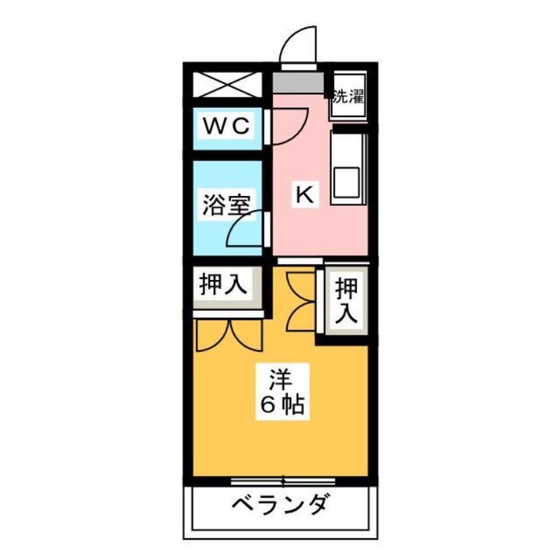 マンションLEE I棟(1K/3階)の間取り写真
