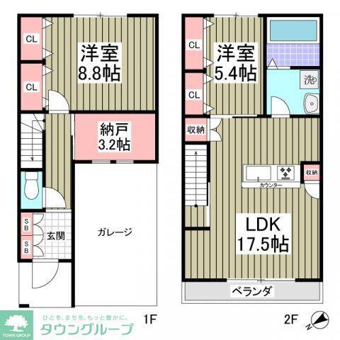 EL ALIVIO(2LDK/1階)の間取り写真