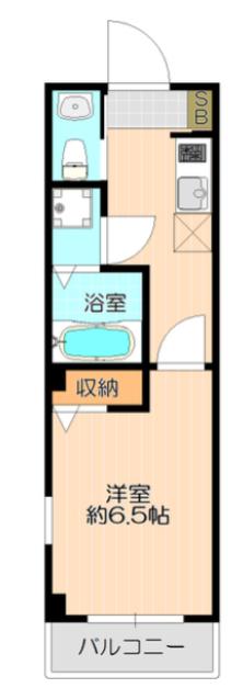 ソレイユスカイツリー(1K/3階)の間取り写真