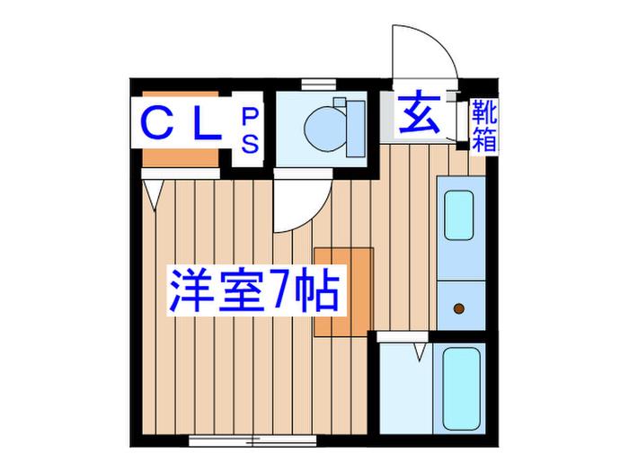 M.STAGEIII(ワンルーム/2階)の間取り写真