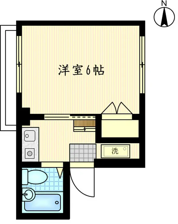 メゾン平間 3階階 間取り