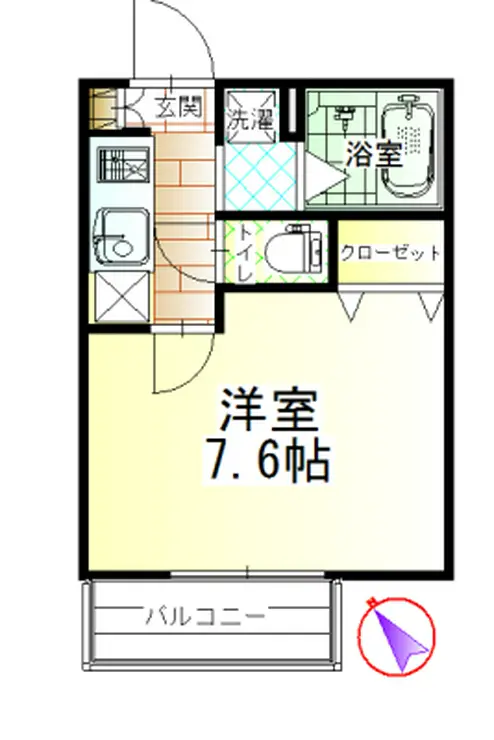 ヴィーブル 1階階 間取り
