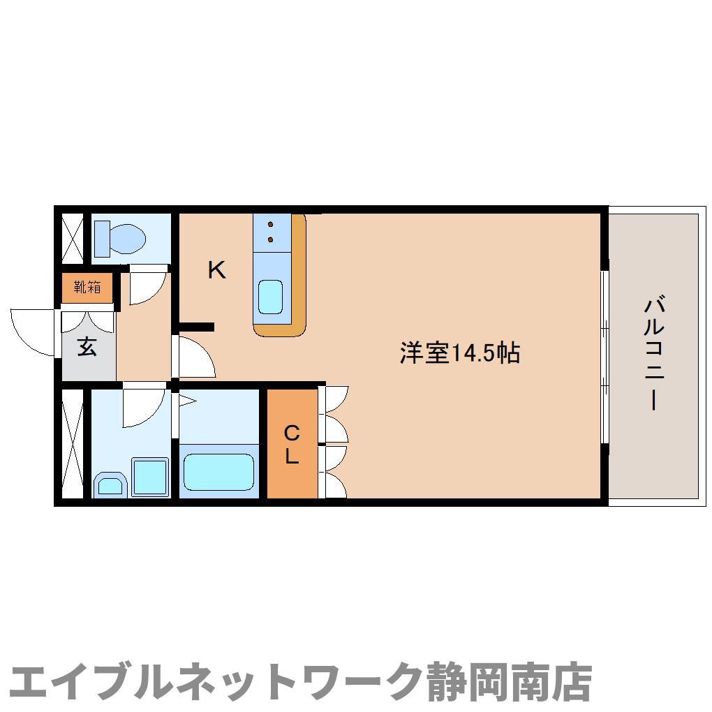 メゾンディール(ワンルーム/2階)の間取り写真