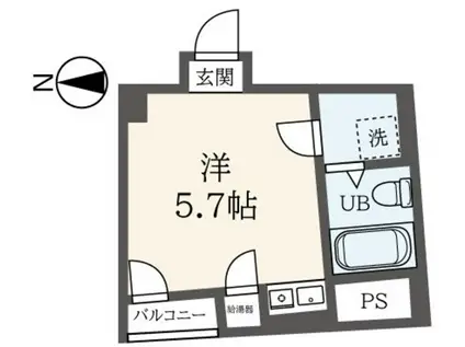 シルフィード永福町(ワンルーム/4階)の間取り写真