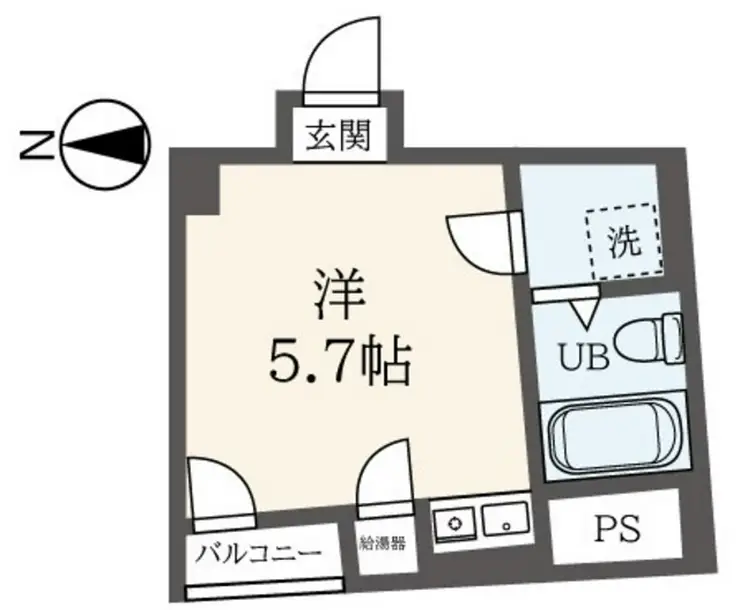 シルフィード永福町 4階階 間取り