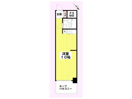 朝日大通公園マンション(ワンルーム/2階)の間取り写真