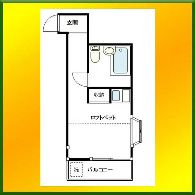 キャッスルポニー 2階階 間取り