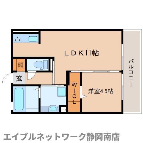 フェリーチェ(1LDK/2階)の間取り写真