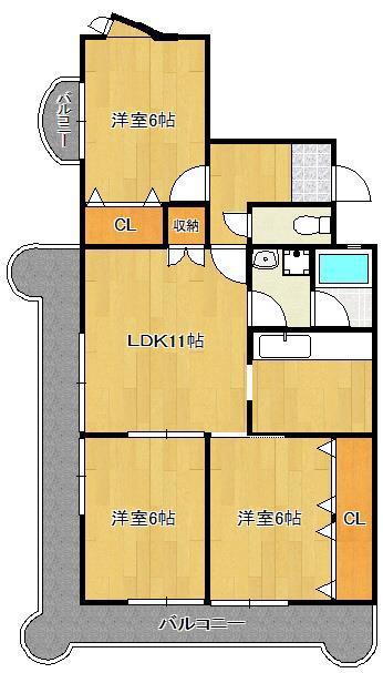 アーバンライフSOMA(3LDK/5階)の間取り写真