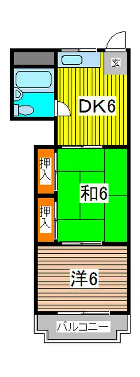 富士見ビル 3階階 間取り