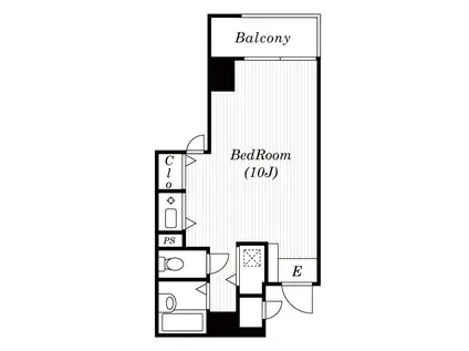 スピカレジェント(ワンルーム/4階)の間取り写真