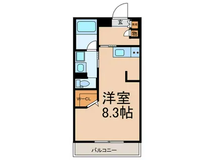 ZCO並木ビル2ND(ワンルーム/1階)の間取り写真