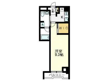 上水南アパートメント(1K/2階)の間取り写真