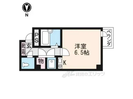 スパッションM&J(1K/2階)の間取り写真