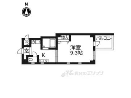 エル・リキシモア堺町(1K/4階)の間取り写真