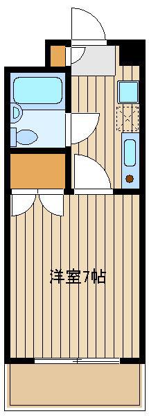 ティーアイエム(1K/3階)の間取り写真