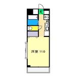 フィットハイム日の出(ワンルーム/1階)の間取り写真