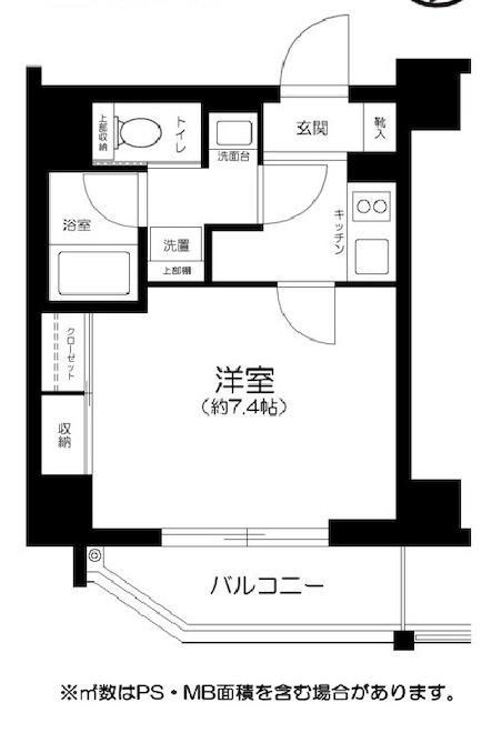 レオンコンフォート西新橋(1K/4階)の間取り写真